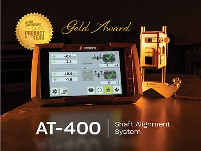 PPP AT-400 Laser Shaft Alignment Tool Wins Gold 2024 Product of the Year Award